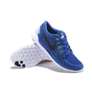 Nike Free 5.0 Blue Running Shoes
